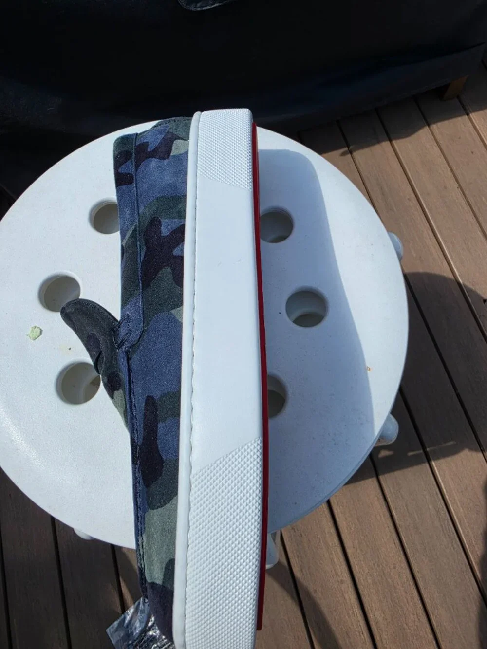 Christian Louboutin Paqueboat Flat 'Multi-Color Camo